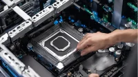 Step by step CPU and cooler installation showing proper alignment and mounting