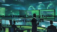 Network firewall security system protecting digital infrastructure with advanced cyber defense mechanisms and real-time threat monitoring