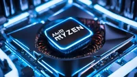 MD Ryzen 7 7800X3D processor with DDR5-6000 memory modules performance testing setup